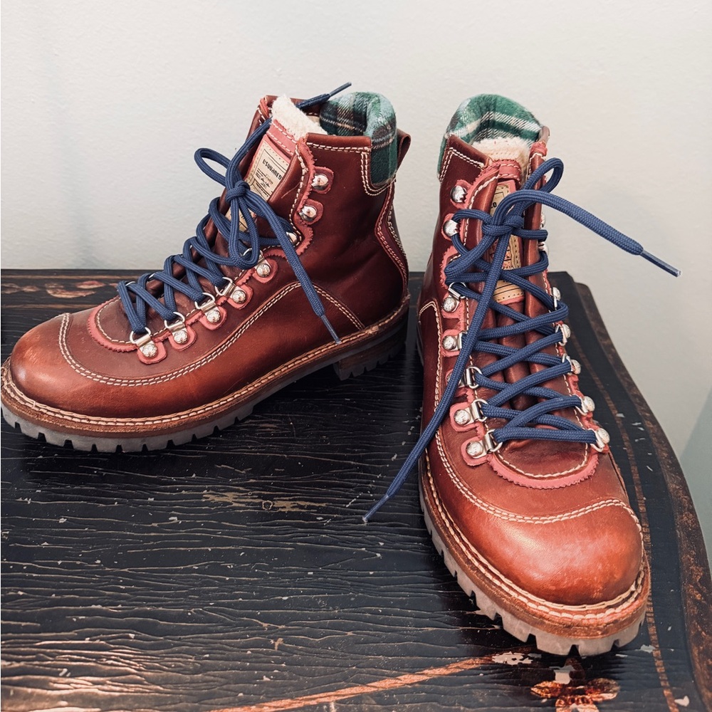 Dsquared2 Brown Leather Boots - Unisex